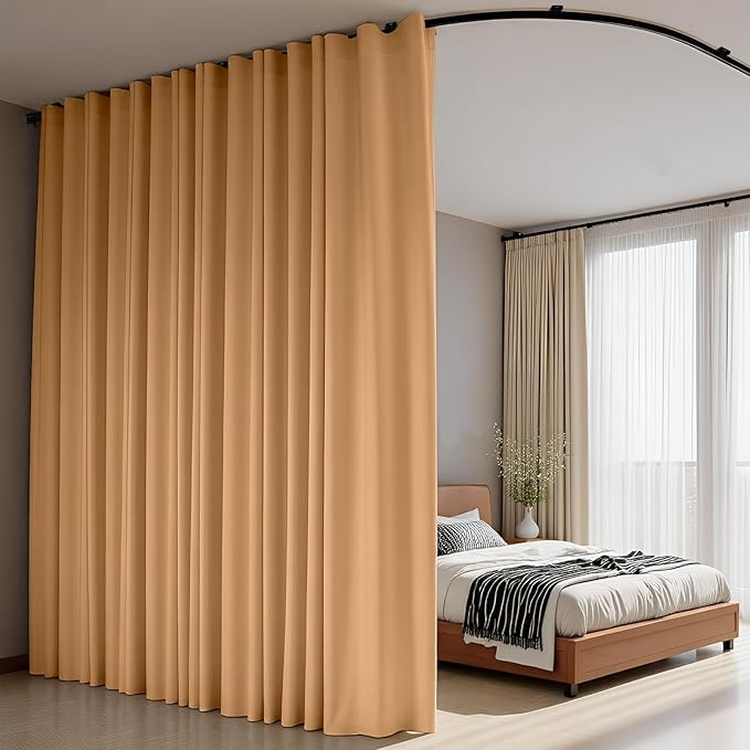 Room Divider Curtains Flexible Ceiling Tracks set Curtain track Ceiling Mount
