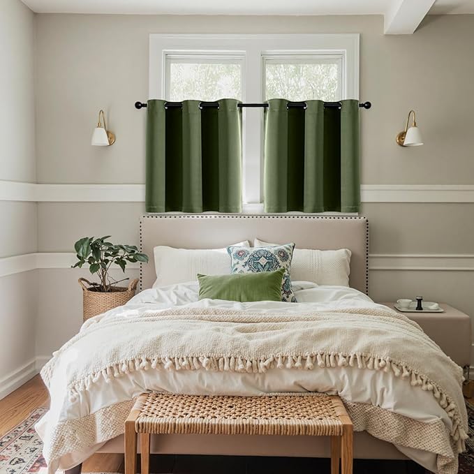 MIULEE Blackout Curtains for Bedroom Living Room 2 Panels, Thermal Insulated