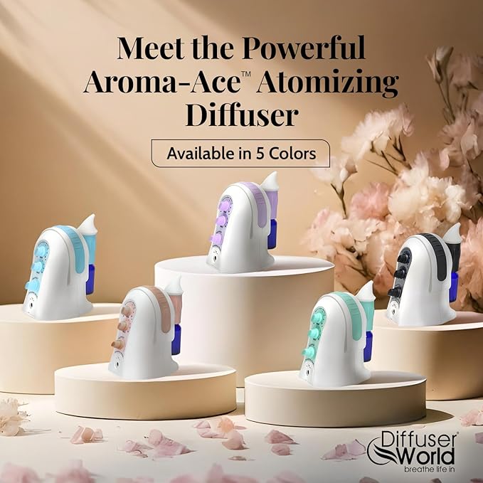 Waterless Diffuser for Essential Oils 110V, Lavender Made in USA Aroma Atomizer Diffusers Waterless Essential Oil Diffusers for Home Large Room Fragrance, Home Scent Diffuser Machine, Air Aromatherapy