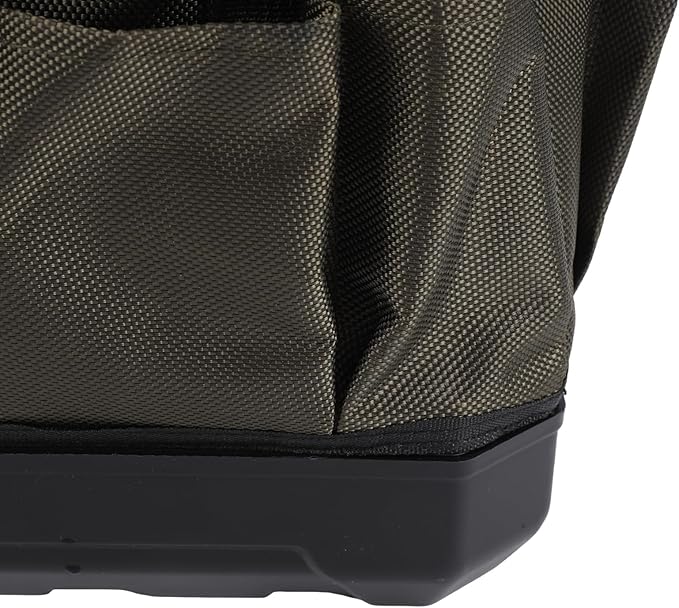 Zunate Heavy Duty Garden Tool Bag Organizer with 15 Pockets, Foldable & Standable, 600D Oxford Fabric & ABS Base for Gardening, Home Storage