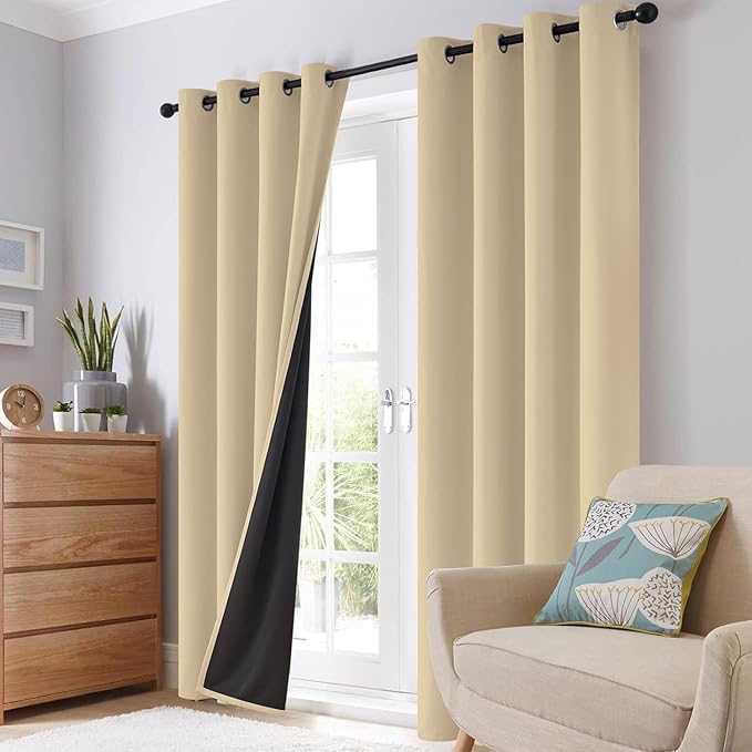 SimpleHome 100% Blackout Curtains