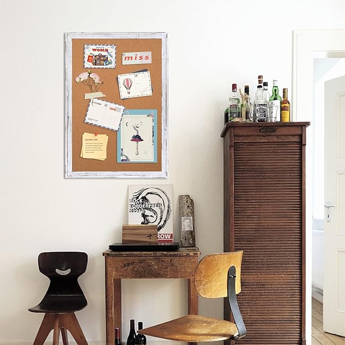 Cork Board Bulletin Board, Hanging Vision Board, Pin Board
