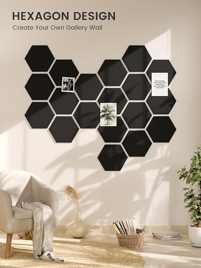Fluxynara Hexagon Cork Board Alternative