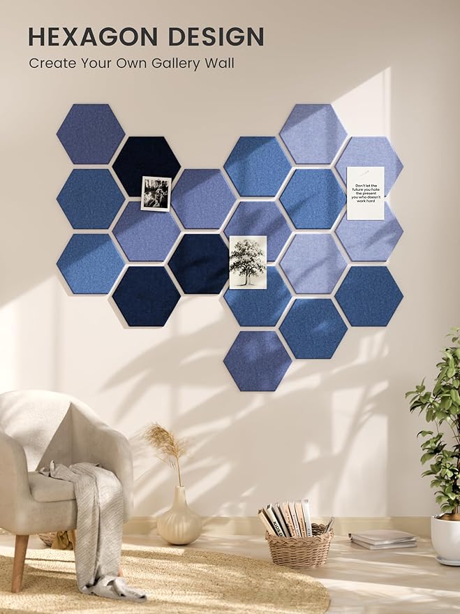 Fluxynara Hexagon Cork Board Alternative