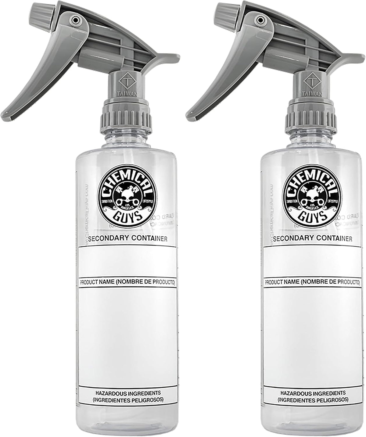 Chemical Guys ACC_121.32HD Chemical Resistant Heavy Duty Bottle and Sprayer, 32 oz (Pack of 2)