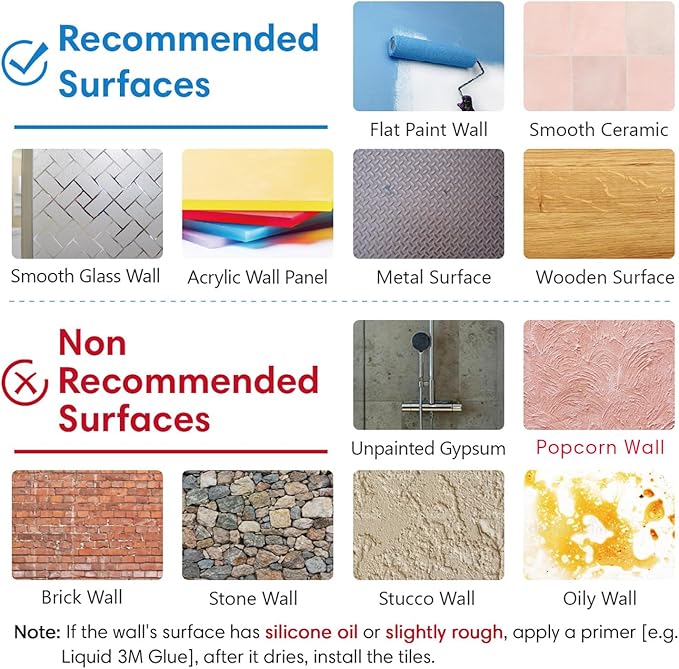 COMSTICKC 3D Gray Brick Wall Panels, Peel and Stick Brick Tiles, Small Size