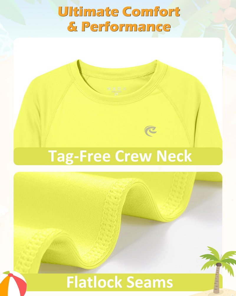 Boys Fishing Sun UV Shirt, Outdoor Youth Long Sleeve SPF Quick Dry Running Swimming Rash Guard T-Shirt