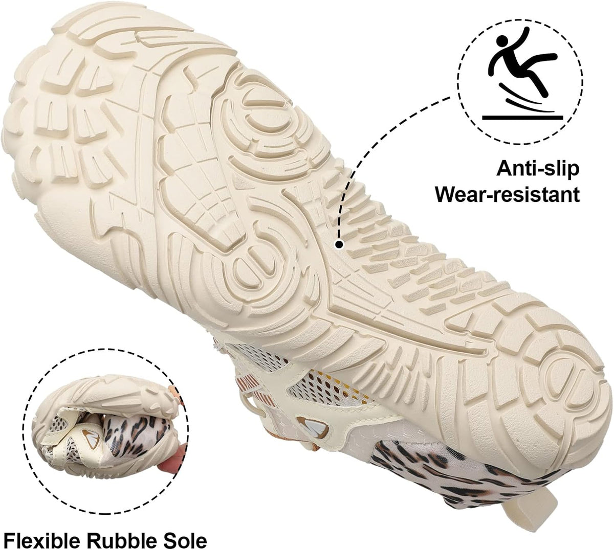 XIHALOOK Quick-Dry Athletic Water Shoes for Men & Women - Ideal for Hiking, Beach, and Kayaking