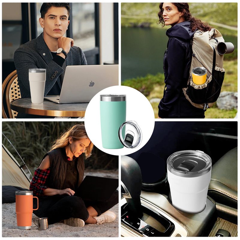 3 Pack 20 oz Tumbler Lid for Yeti,Magnetic Slider Replacement Lids Compatible with YETI 20 oz Tumbler, 10/24 oz Mug and 10 oz Lowball,Spill Proof Cup Lids Covers,BPA Free