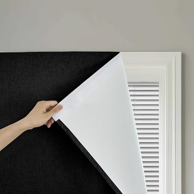 Self-Adhesive Complete 100% Blackout Curtain