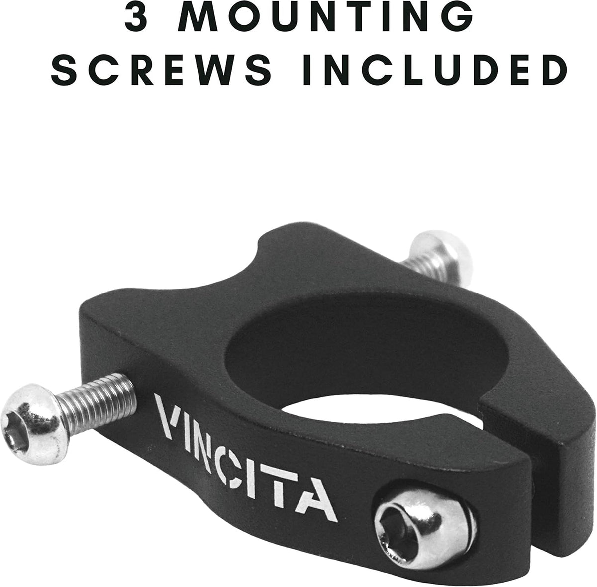 Vincita Rack Mount Seatpost Clamp - For Bike Without Rear Rack Threaded Hole Fixation - Suitable With Seatpost Diameter 27.2 mm (Seatpost Tube 31.8 mm) - Lightweight -mountain, Road, Folding Bicycle.