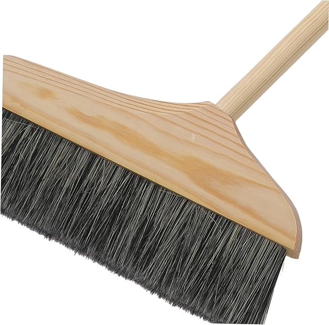 1Set Broom and Dustpan with Long Handle Durable Household Cleaning Tool for Home Office Kitchen Easy to Use Dustpan and Brush for Efficient Garbage Collection