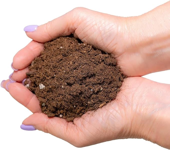 GARDENERA Premium Bamboo Potting Soil Mix - (20 Quarts Bag)