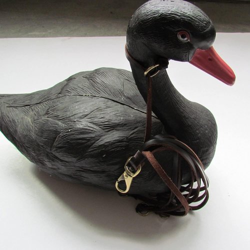 Genuine Leather Duck Strap Game Carrier for Hunting - TOURBON Brown