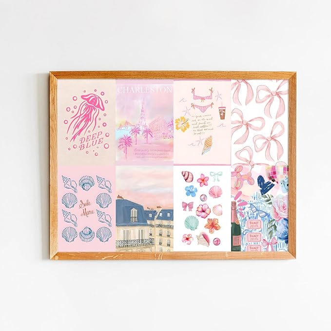 KBKBART Coastal Granddaughter Room Decor, Coastal Cowgirl Room Dorm Wall Decor