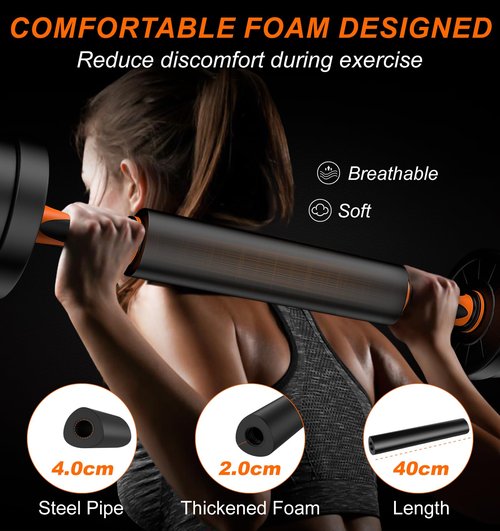DICAO Adjustable Weights Dumbbell Set 22LBS/44LBS, 4 in 1 Barbell Weight Set for Women Men, Free Weights Exercise & Fitness Dumbbells for Home Gym, Hand Weightlifting Muscle Strength Training(20KG Kettlebell)