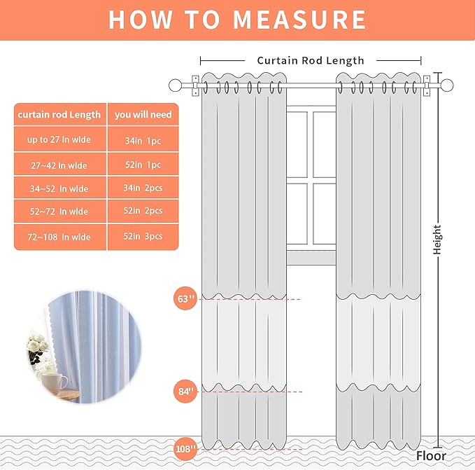 XiDi Light Blue Curtains for Bedroom, Girls Room Blackout Curtains, Kids Room
