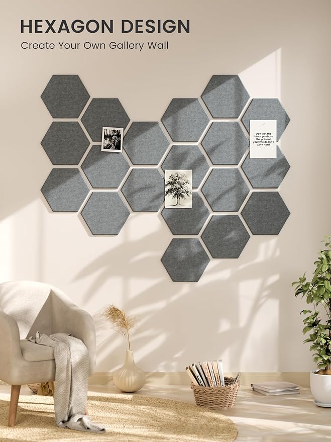 Fluxynara Hexagon Cork Board Alternative