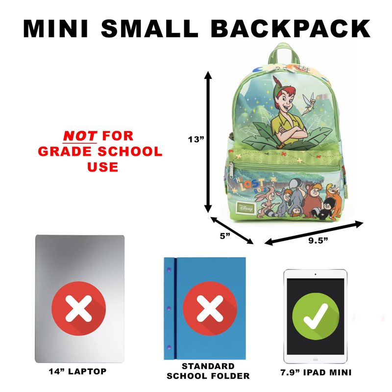 Wondapop - Peter Pan 13" Nylon Daypack