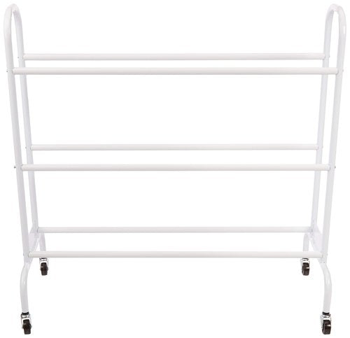 Ball Cart Wide Base (12 Balls), Color-White
