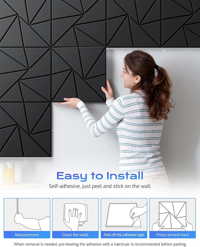 12 Pack Acoustic Panels, Sound Proof Foam Panels