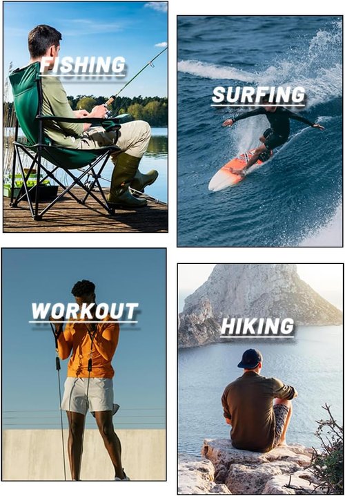 MAGCOMSEN Men's Athletic Long Sleeve Shirt - UPF 50+ UV Sun Protection for Hiking & Running
