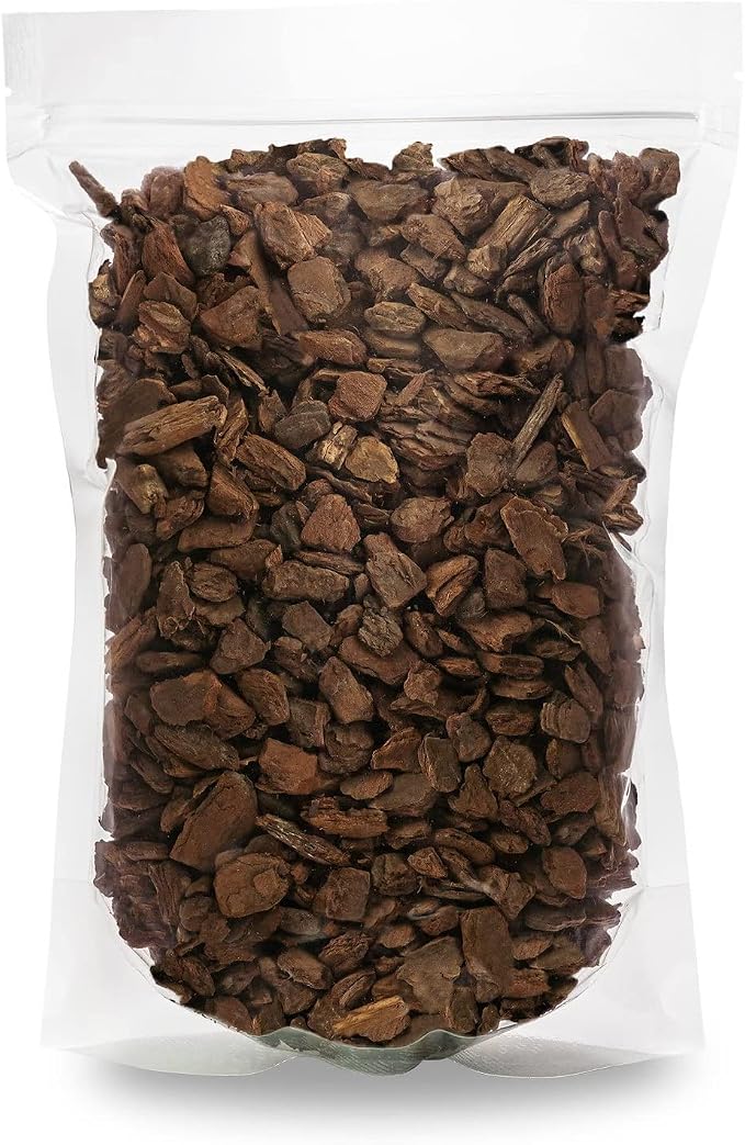 Premium Grade New Zealand Pinus Radiata Bark by Gardenera - Organic Hand Mixed New Zealand Pine Bark for Orchids - Medium Chips 9-12mm - 3 Quart
