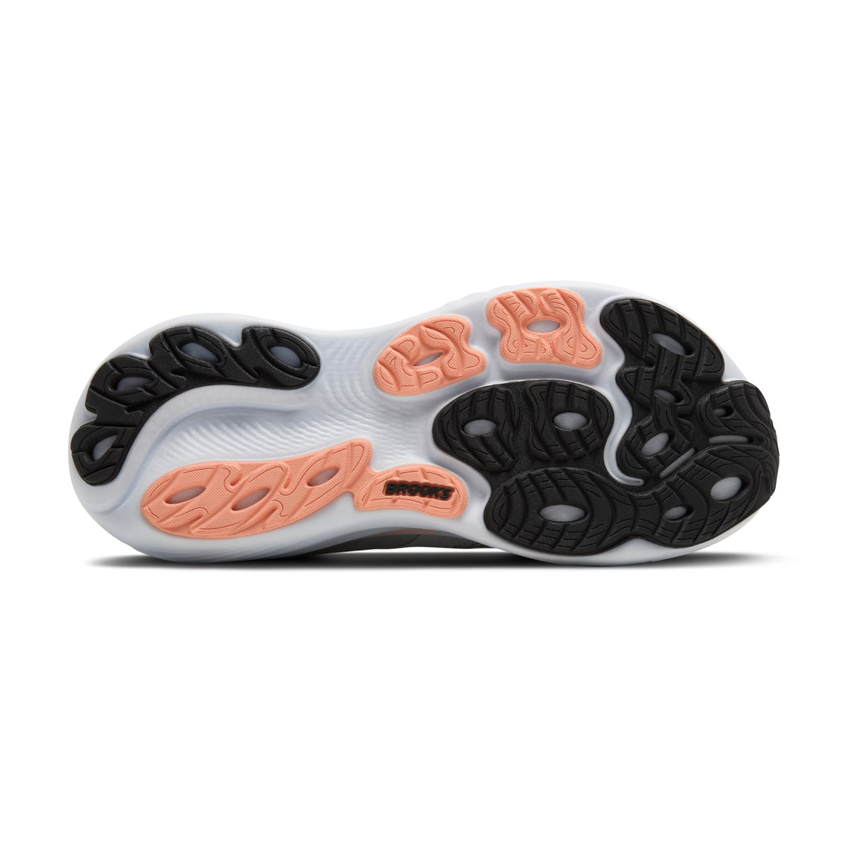 Brooks Women’s Adrenaline GTS 25 Supportive Running & Walking Shoe - Grey/Blackened Pearl/Coral - 11 Narrow
