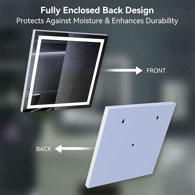 36x28 inch LED Lighted Bathroom Mirror