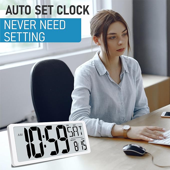 TXL 18.44" Large Digital Wall Clock