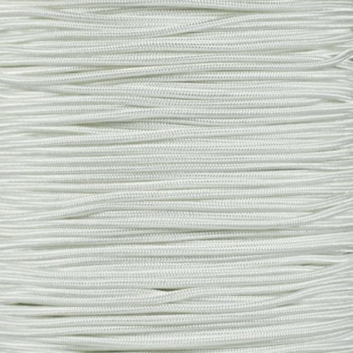 275lb Tactical Nylon Paracord - 5 Strand 3/32 Inch Rope - White 50 ft for Survival Gear