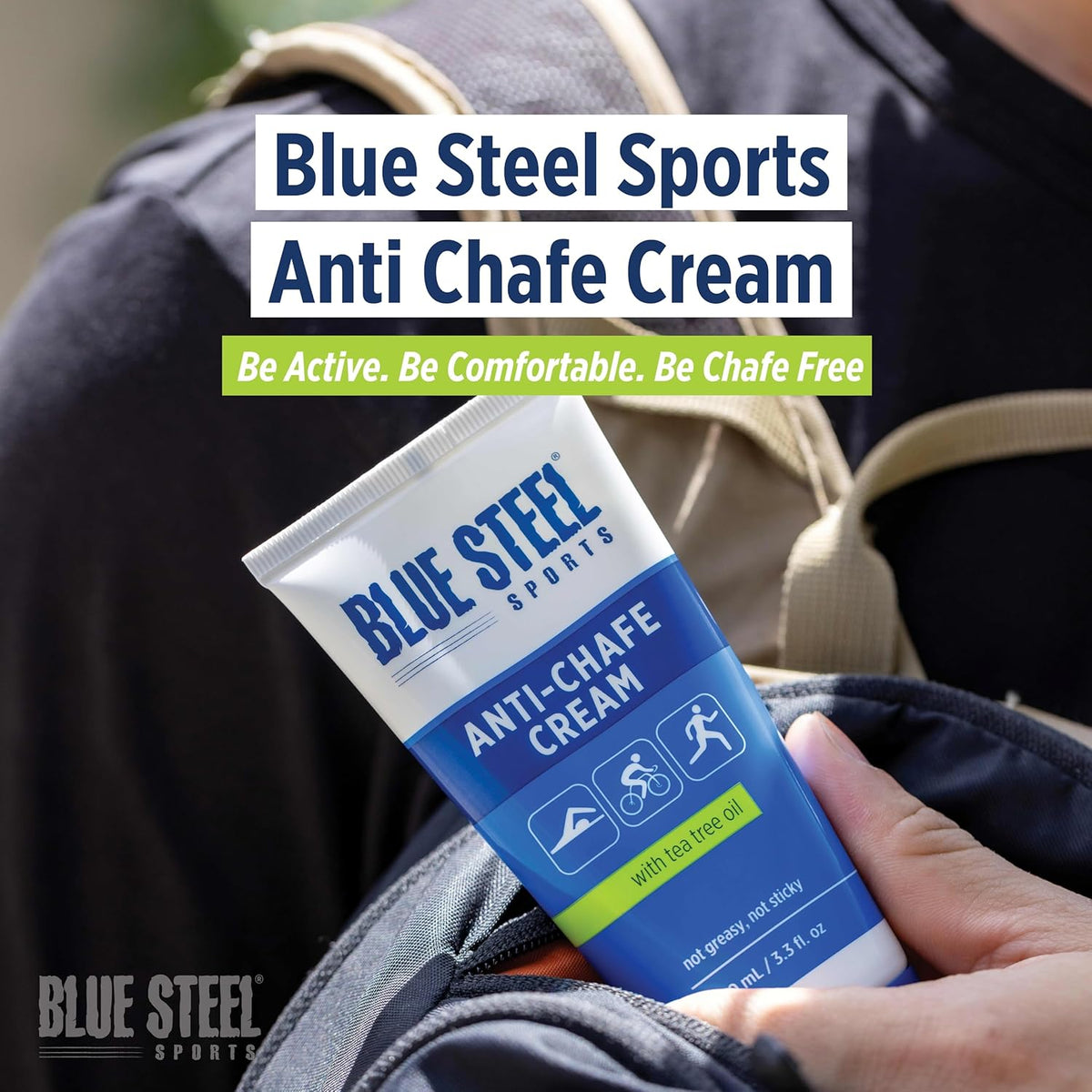 Skiennix Anti-Chafe Cream 100ml - Long-Lasting Protection for Running & Sports | Sweat & Water Resistant | Non-Greasy Formula for Sensitive Skin