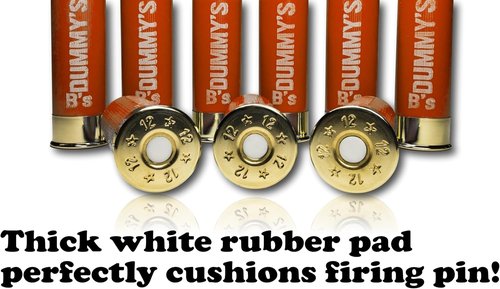12 Gauge Dry Fire Snap Caps - B's Dummy Training Rounds (Orange, 2 ¾”)