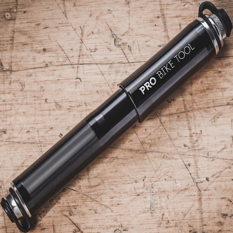 PRO BIKE TOOL Mini Bike Pump - Fits Presta and Schrader Valves - Portable Bicycle Tire Pump - Compact Bike Accessory - Lightweight and Durable Design