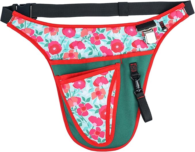 KUNN Garden Tool Belt - Adjustable Tool Organizer Belt Pouch Multi-Purpose Pocket for Gardening,Plumbing,Florists,DIY
