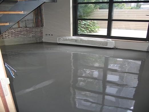 Coloredepoxies 10007 Dark Gray Epoxy Resin Coating Made with Beautiful and Vibrant Pigments, 100% solids, For Garage Floors, Basements, Concrete and Plywood. 3 Quart Kit