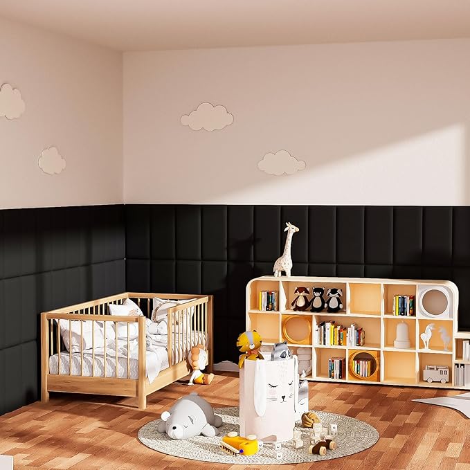 3D Anti-Collision Wall Padding Kids, Self-Adhesive Panels