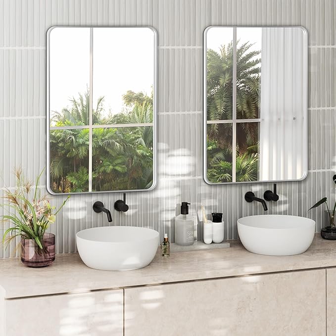 Delma Bathroom Vanity Mirror, High-Definition Bathroom Mirror, Versatile