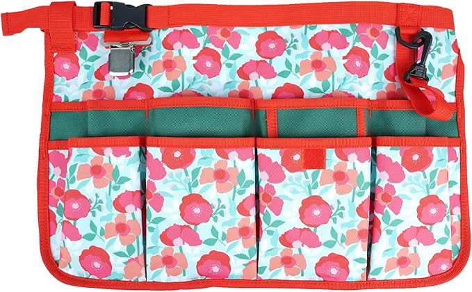 MELOTOUGH Bucket Caddy Organizer Bucket Tool Organizer for Garden Tools Fit 3.5 to 5 Gallon Bucket (Flower)