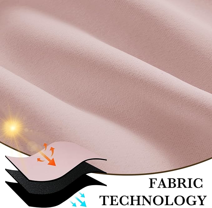 RYB HOME 100% Blackout RV Camper Curtains, Thermal Insulated Total Room