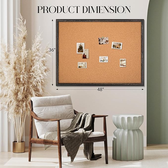 Large Cork Board Bulletin Board