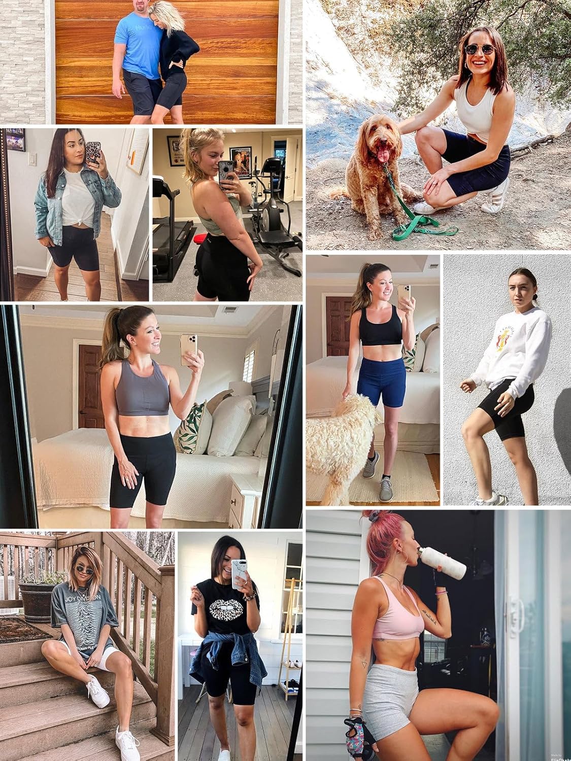 Baleaf Women's Biker Shorts - High Waist Spandex Yoga & Workout Shorts with Pockets | 8"/5"/3" Options