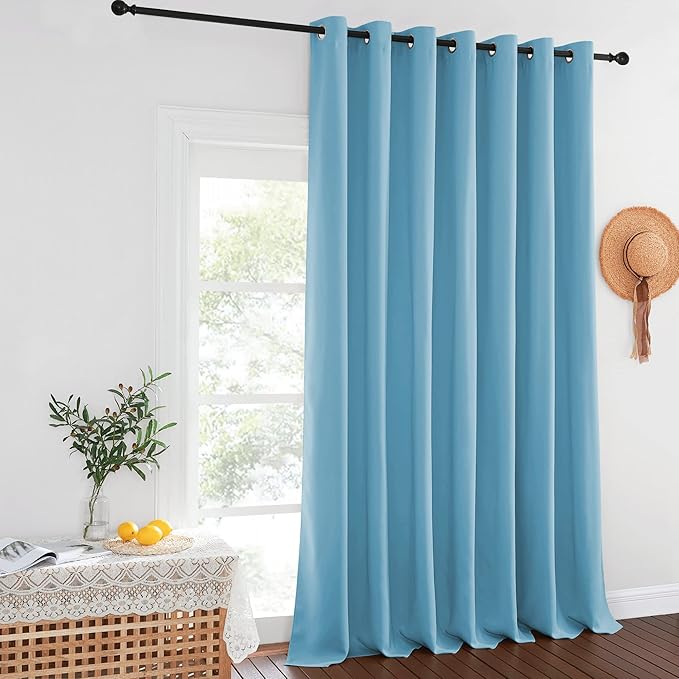 NICETOWN Blackout Patio Curtains 100 x 144 Inches Long