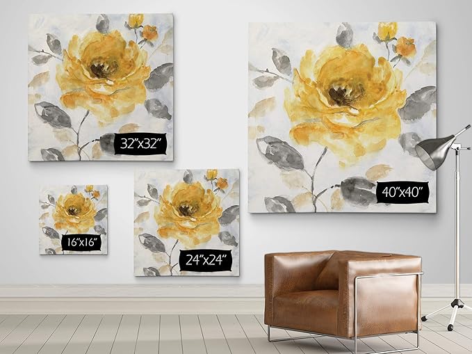 Wexford Home Honey Rose I-Premium Gallery Wrapped Canvas-4 Art Print, 32x32 (HAC17-18200-3232)