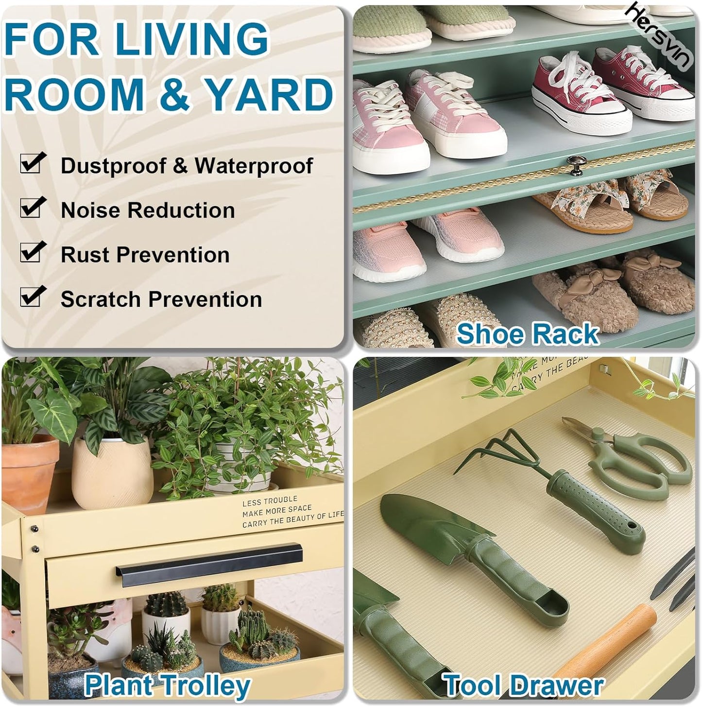 Shelf Liners 26 in x 20 ft EVA Drawer Mats, Non-Adhesive Cupboard Protector, Kitchen Cabinet Lining Fridge Liner (Clear Stripe, 66x610cm)
