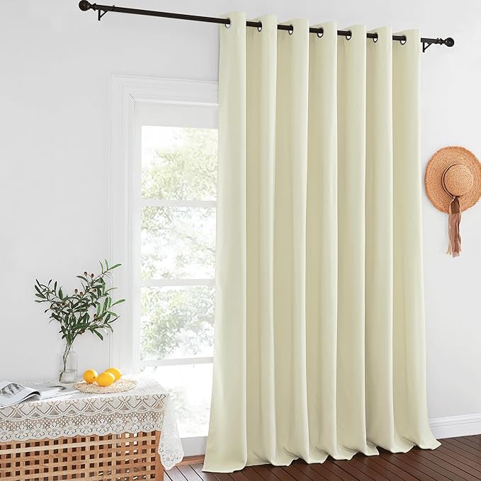 NICETOWN Blackout Patio Curtains 100 x 144 Inches Long