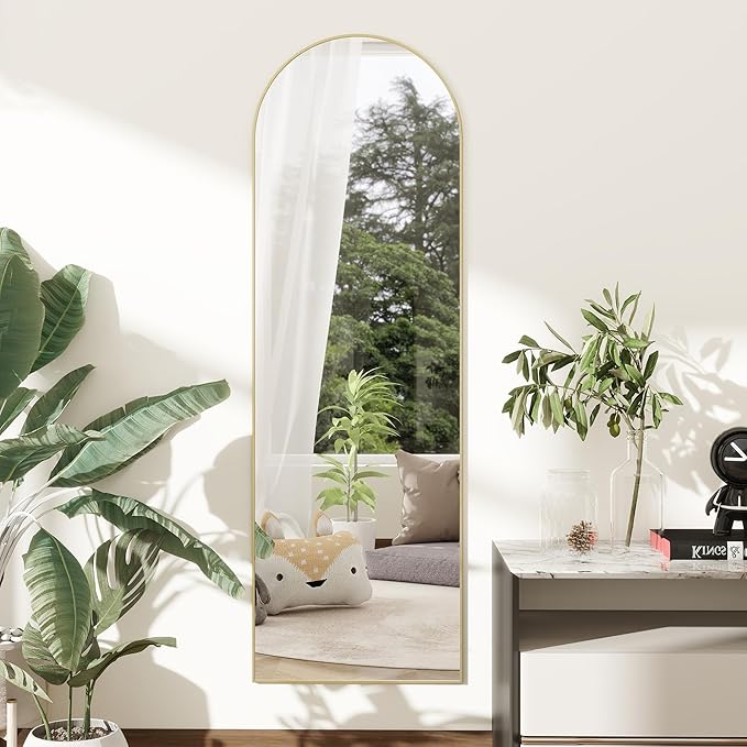Over the Door Mirror Full Length, Behind the Door Wall Mirror, Back of Door