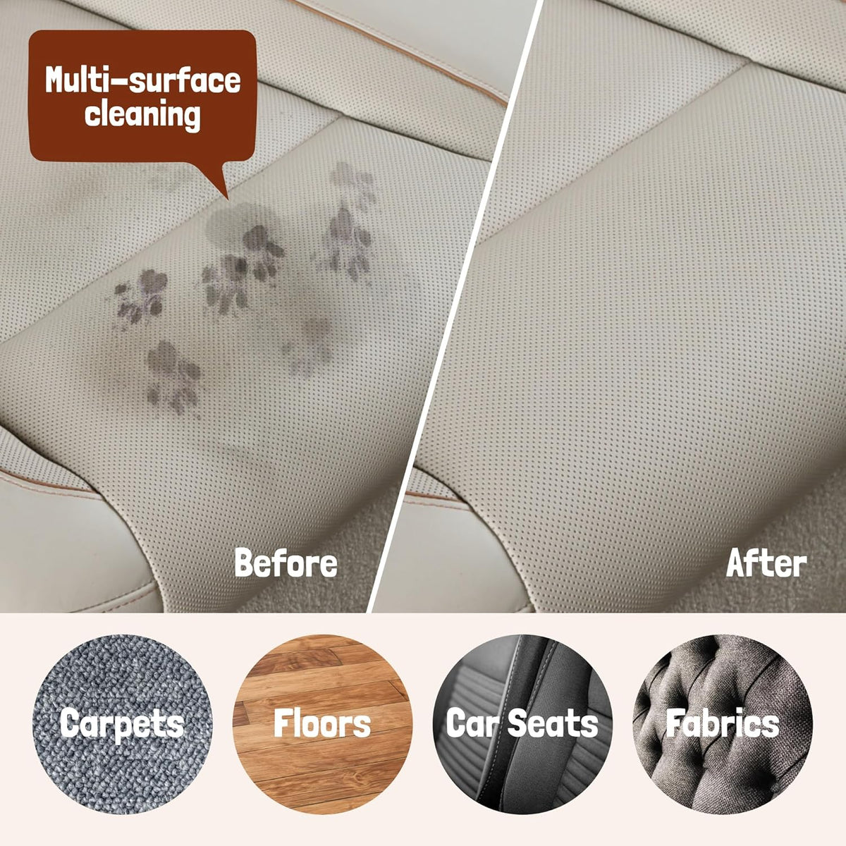 Sunny & Honey Pet Stain Remover & Enzyme Cleaner - 32 Fl Oz, Fall Spice - Carpet Deodorizer & Urine Odor Eliminator for Dog Pee, Cat Urine, Upholstery & Furniture