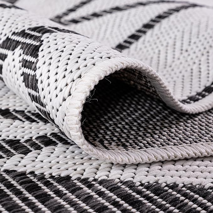 Keen Home Design Terrace Outdoor Area Rug - 6x9 Washable Indoor/Outdoor Rug for Patio, Kitchen, Balcony, Beach, Garden, Deck and Porch, Size: 6'x8'10"