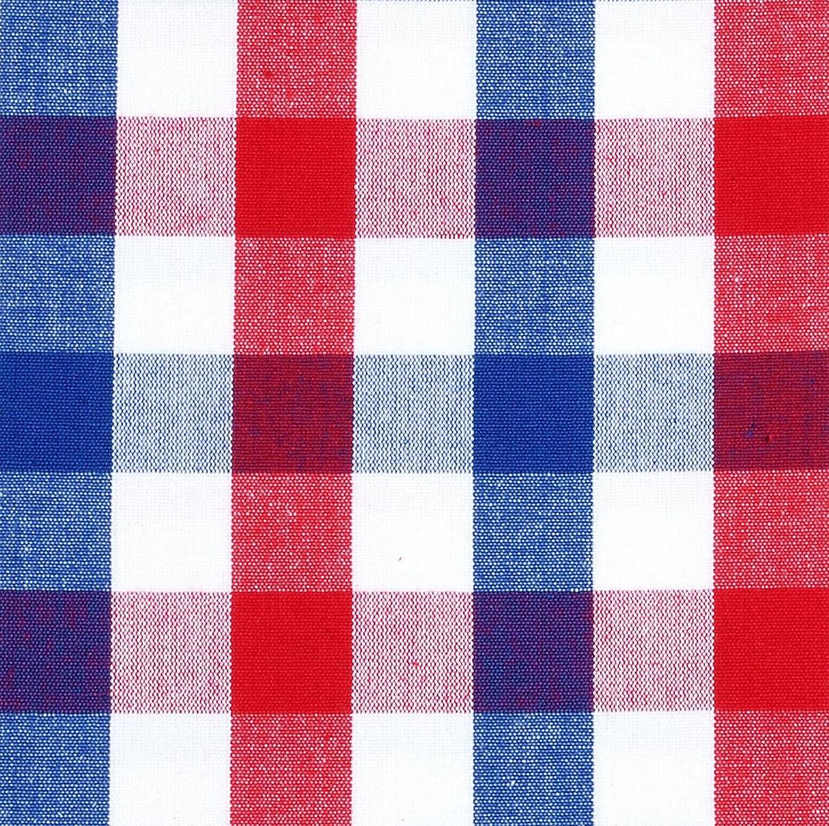 July 4th KitchenTowels Patriotic DishTowels 100% Cotton (Set of 6) 18X28 Inches Highly Absorbent Soft Durable Reusable & Washable Kitchen Towels (Red/Blue/White Buffalo Checks)